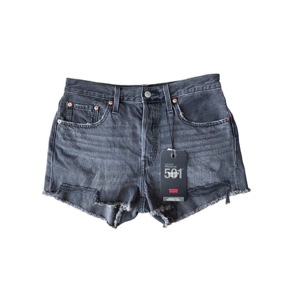 Levi's Premium 501 HIGH RISE WOMEN'S SHORTS - Picture 4 of 8